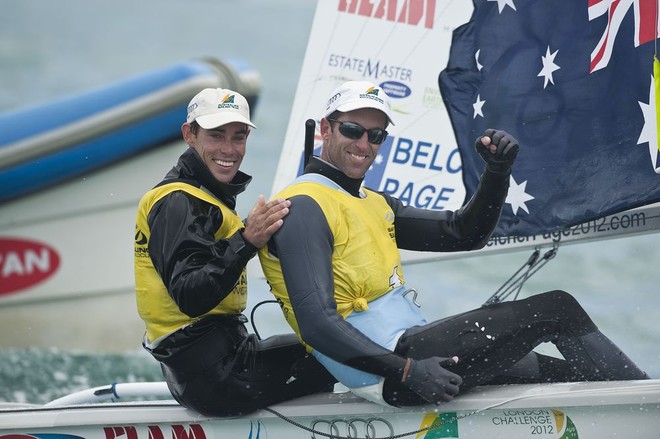 Mathew Belcher and Malcolm Page (AUS11) 470M - Skandia Sail for Gold Regatta 2012 © onEdition http://www.onEdition.com